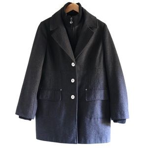 Calvin Klein Wool Blend Layer Coat